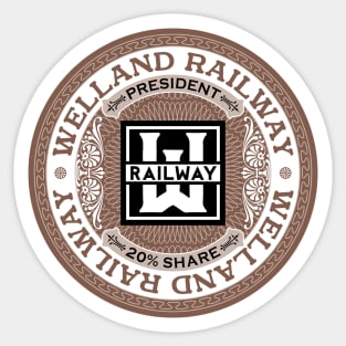 Welland Railway (18XX Style) Sticker